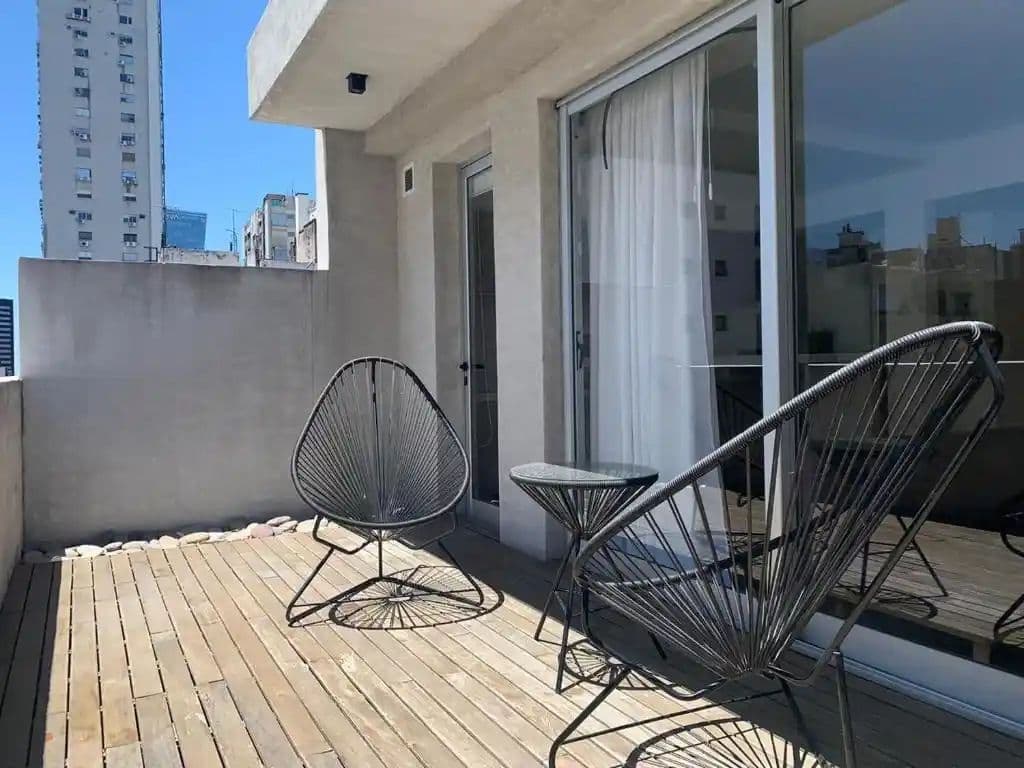 Balcón de Marais Centro con vista a la ciudad